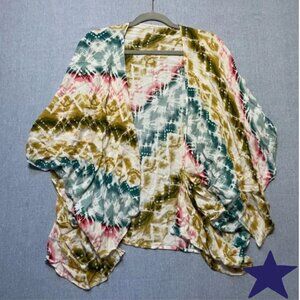Style Rack Tie Dye Kimono Size S in Multicolor